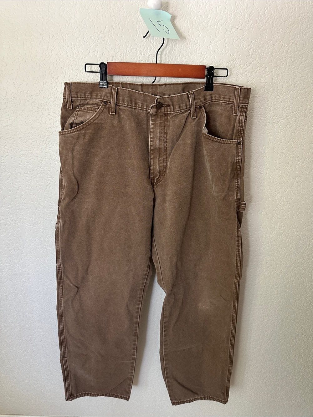 Dickies Brown Cargo Work Pants - Utility Trousers